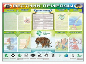 Стенд-уголок "Вестник природы" Вариант 1 - fgospostavki.ru - Норильск