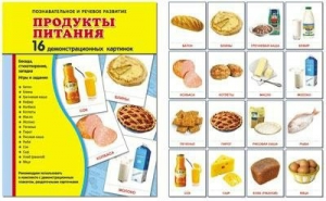 Демонстрационные карточки "Продукты питания" - fgospostavki.ru - Норильск