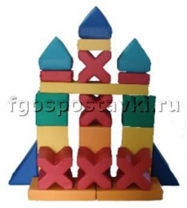 Мягкий модуль-конструктор "Башня" (21 элемент) - fgospostavki.ru - Норильск