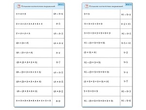 Комплект карточек (10) "Обучающий калейдоскоп. Умножение на 7, 8 и 9" - fgospostavki.ru - Норильск