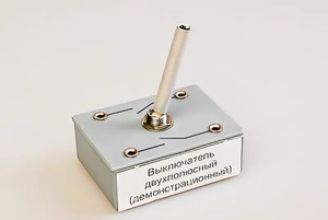 Выключатель двухполюсный (демонстрационный) - fgospostavki.ru - Норильск