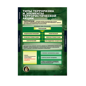 Комплект таблиц. ОБЖ. Терроризм. - fgospostavki.ru - Норильск