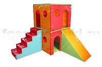 Домик игровой двухэтажный (комплект) - fgospostavki.ru - Норильск