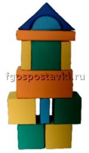 Мягкий модуль-конструктор "Городок" (12 элементов) - fgospostavki.ru - Норильск