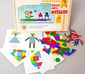 Игровой набор Фребеля "Конструктор плоскостной-4" (Серия "Эксперимент") - fgospostavki.ru - Норильск