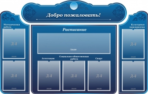 Стенд наглядный "Визитка школы" - fgospostavki.ru - Норильск
