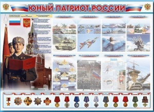 Стенд-уголок "Юный патриот России" - fgospostavki.ru - Норильск