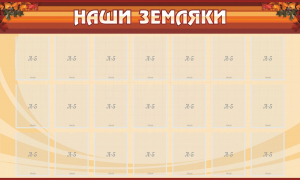 Стенд "Наши земляки" - fgospostavki.ru - Норильск
