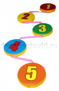 Дорожка "Змейка-шагайка-геометрическая" с цифрами - fgospostavki.ru - Норильск