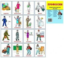 Раздаточные карточки "Профессии" - fgospostavki.ru - Норильск