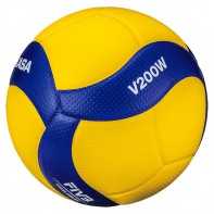 Мяч волейбольный Mikasa V200W (размер 5, синтетическая кожа, профессиональный) - fgospostavki.ru - Норильск