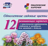 Тематические карточки "Однолетние садовые цветы" - fgospostavki.ru - Норильск