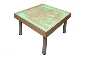 Столик на ножках для рисования песком "Радуга" с подсветкой RGB - fgospostavki.ru - Норильск