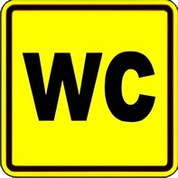Тактильный знак (WC) 100х100 - fgospostavki.ru - Норильск