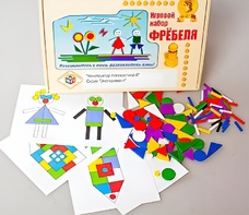 Игровой набор Фребеля "Конструктор плоскостной-4" (Серия "Эксперимент") - fgospostavki.ru - Норильск