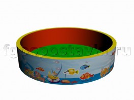Сухой бассейн круглый с шелкографией - fgospostavki.ru - Норильск