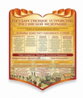 Стенд "Государственное устройство Российской Федерации" Вариант 3 - fgospostavki.ru - Норильск