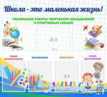 Стенд "Школа - это маленькая жизнь" - fgospostavki.ru - Норильск