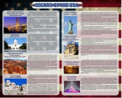 Стенд "Достопримечательности США" Вариант 2 - fgospostavki.ru - Норильск