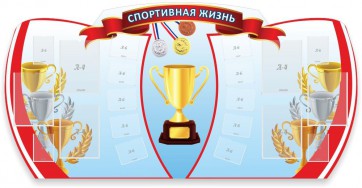 Стенд "Спортивная жизнь" Вариант 3 - fgospostavki.ru - Норильск