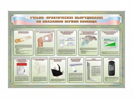 Стенды "Учебно-практическое оборудование по оказанию первой помощи" - fgospostavki.ru - Норильск