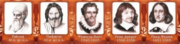 Стенд "Великие математики, I часть" - fgospostavki.ru - Норильск