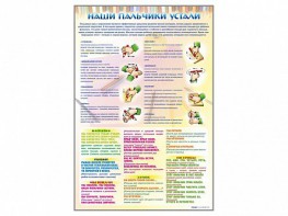 Стенд "Наши пальчики устали" (зарядка) - fgospostavki.ru - Норильск